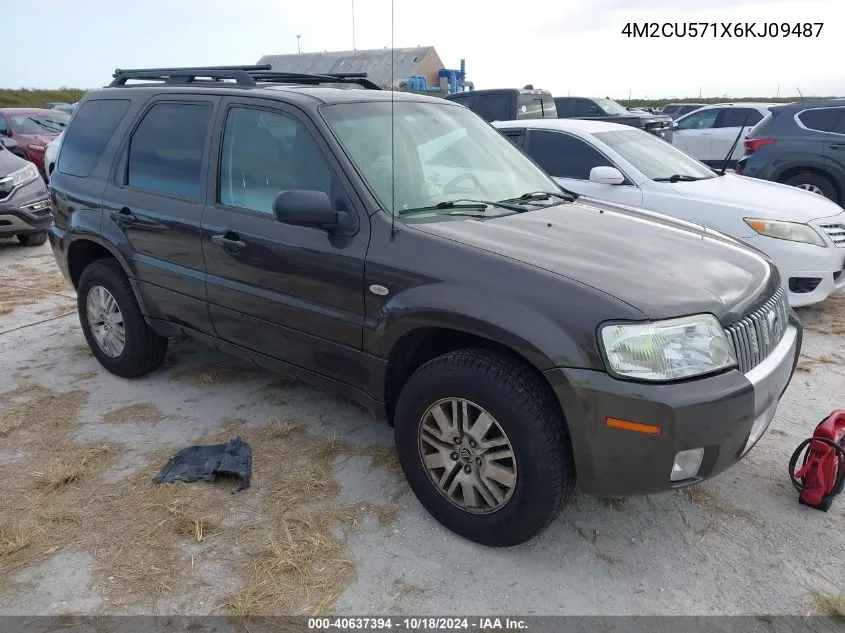 2006 Mercury Mariner Luxury/Premier VIN: 4M2CU571X6KJ09487 Lot: 40637394