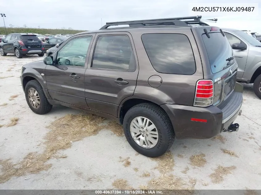 2006 Mercury Mariner Luxury/Premier VIN: 4M2CU571X6KJ09487 Lot: 40637394