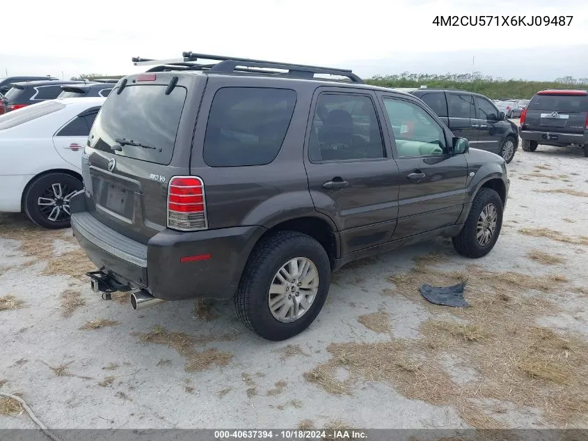 2006 Mercury Mariner Luxury/Premier VIN: 4M2CU571X6KJ09487 Lot: 40637394