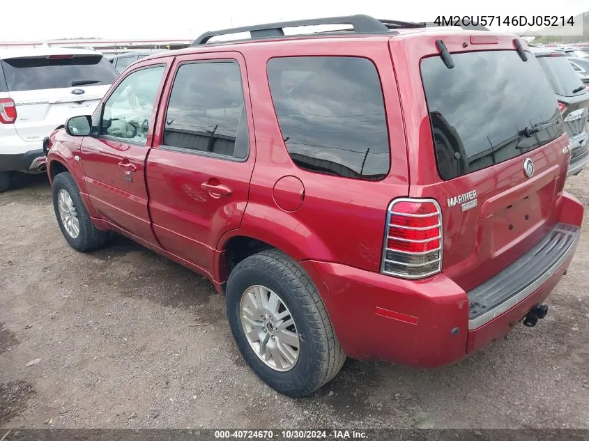 2006 Mercury Mariner Luxury/Premier VIN: 4M2CU57146DJ05214 Lot: 40724670