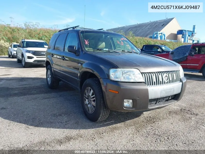 2006 Mercury Mariner Luxury/Premier VIN: 4M2CU571X6KJ09487 Lot: 40799523