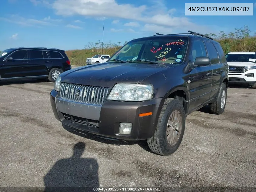 2006 Mercury Mariner Luxury/Premier VIN: 4M2CU571X6KJ09487 Lot: 40799523