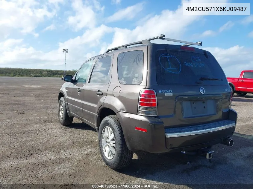 2006 Mercury Mariner Luxury/Premier VIN: 4M2CU571X6KJ09487 Lot: 40799523