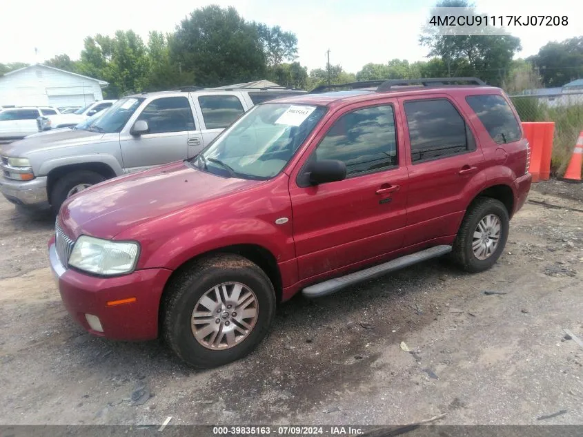 2007 Mercury Mariner Luxury VIN: 4M2CU91117KJ07208 Lot: 39835163