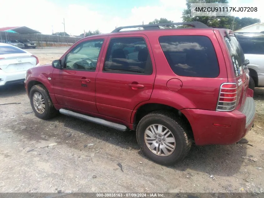 4M2CU91117KJ07208 2007 Mercury Mariner Luxury