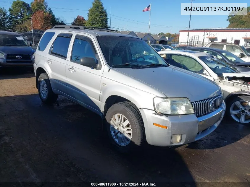 2007 Mercury Mariner Luxury VIN: 4M2CU91137KJ01197 Lot: 40611989