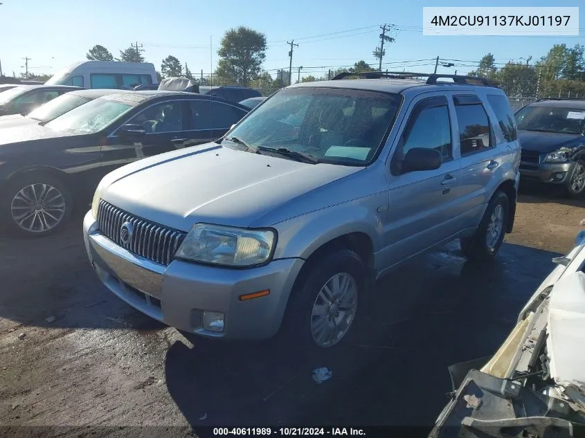 2007 Mercury Mariner Luxury VIN: 4M2CU91137KJ01197 Lot: 40611989