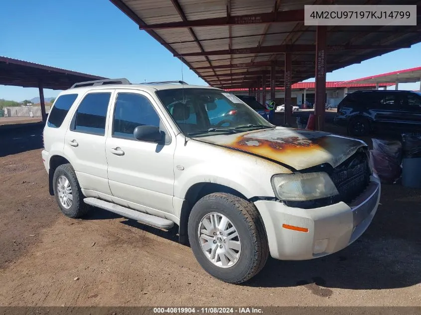 2007 Mercury Mariner Premier VIN: 4M2CU97197KJ14799 Lot: 40819904