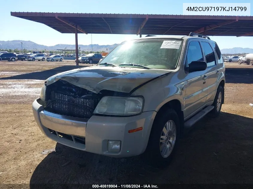 2007 Mercury Mariner Premier VIN: 4M2CU97197KJ14799 Lot: 40819904