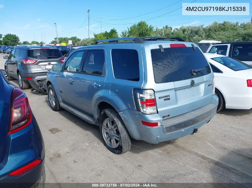 2008 Mercury Mariner Premier VIN: 4M2CU97198KJ15338 Lot: 39733758