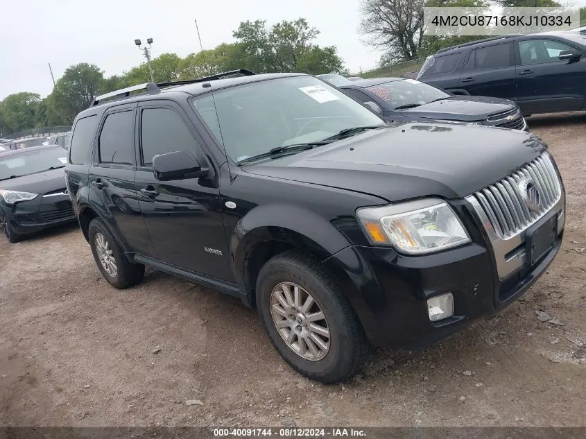 2008 Mercury Mariner Premier VIN: 4M2CU87168KJ10334 Lot: 40091744