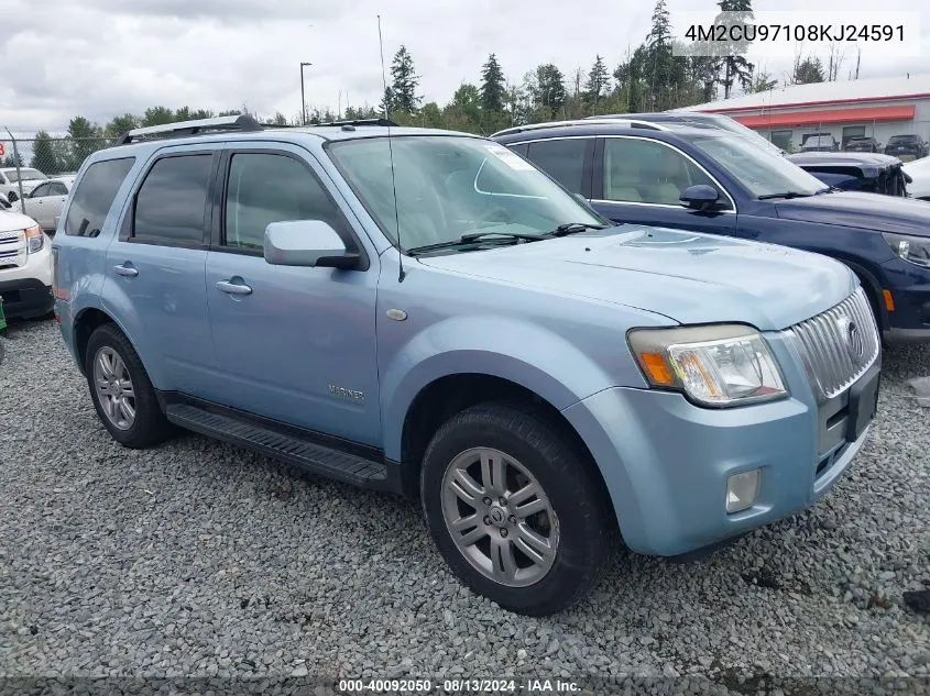 2008 Mercury Mariner Premier VIN: 4M2CU97108KJ24591 Lot: 40092050