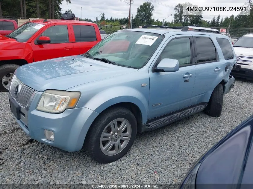 2008 Mercury Mariner Premier VIN: 4M2CU97108KJ24591 Lot: 40092050