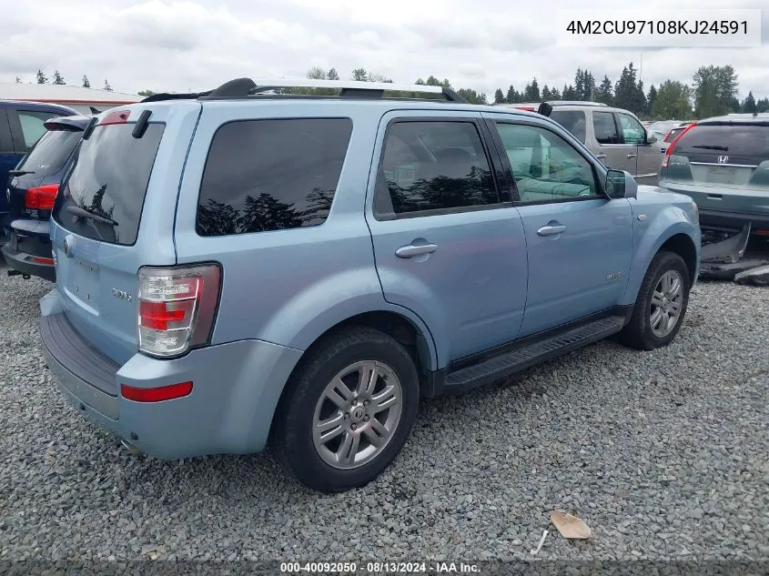 4M2CU97108KJ24591 2008 Mercury Mariner Premier