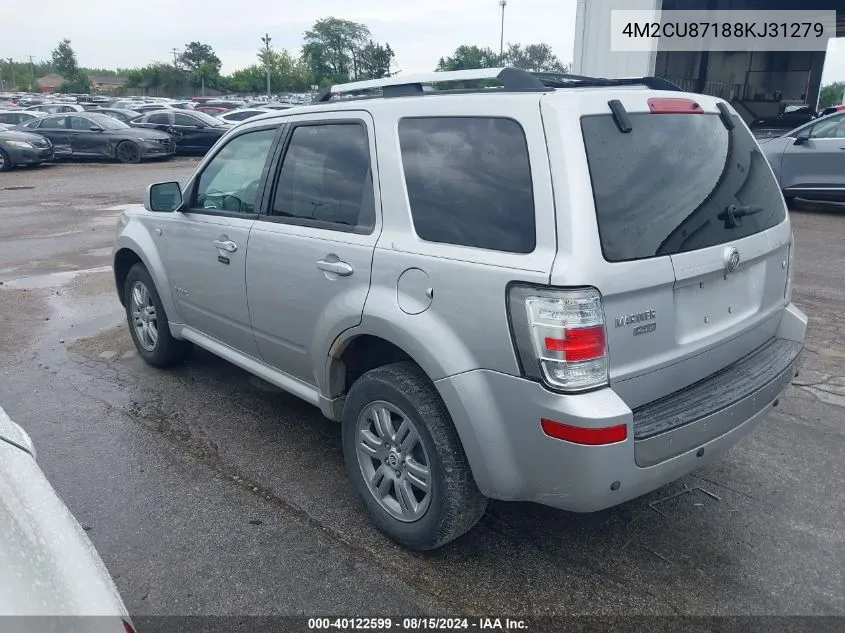 4M2CU87188KJ31279 2008 Mercury Mariner Premier