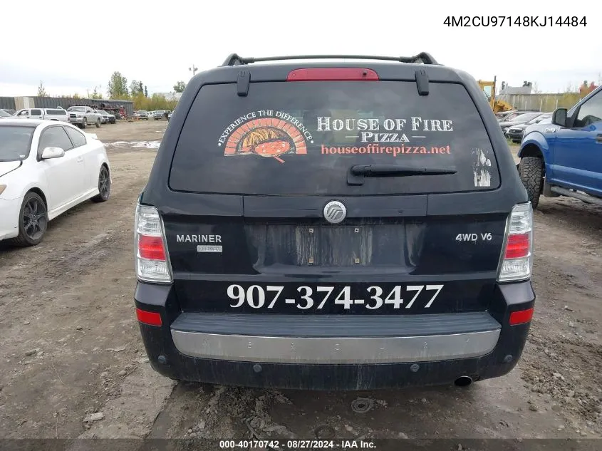 4M2CU97148KJ14484 2008 Mercury Mariner Premier