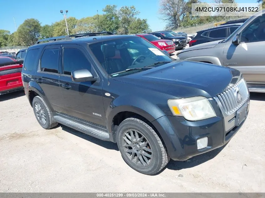 2008 Mercury Mariner Premier VIN: 4M2CU97108KJ41522 Lot: 40251299