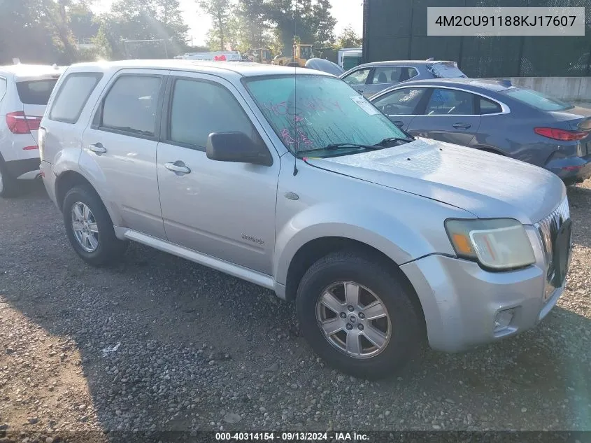 4M2CU91188KJ17607 2008 Mercury Mariner V6