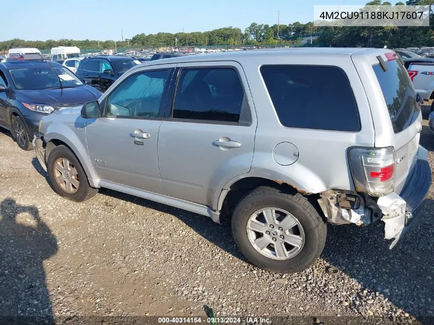 4M2CU91188KJ17607 2008 Mercury Mariner V6