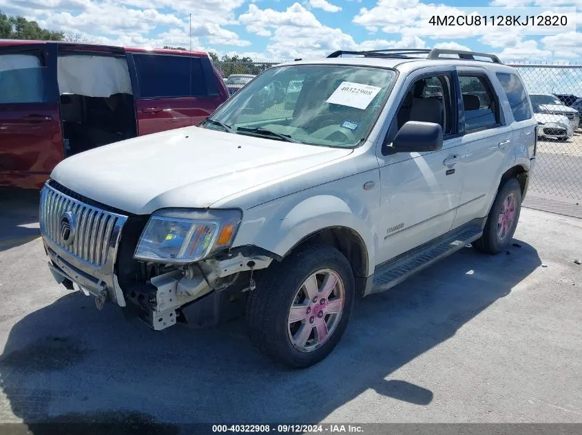 4M2CU81128KJ12820 2008 Mercury Mariner V6