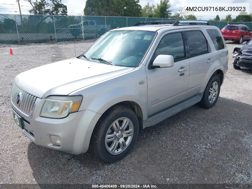 2008 Mercury Mariner Premier VIN: 4M2CU97168KJ39323 Lot: 40406489