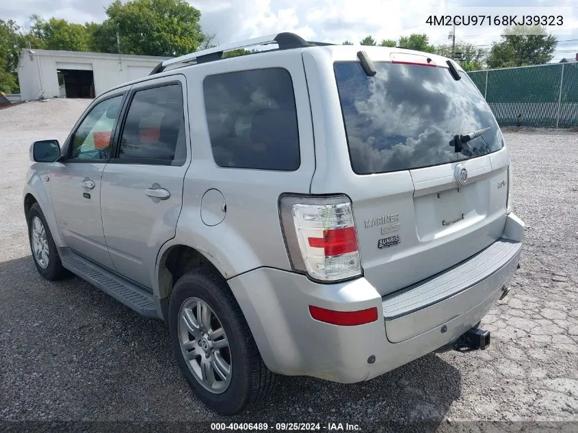 2008 Mercury Mariner Premier VIN: 4M2CU97168KJ39323 Lot: 40406489