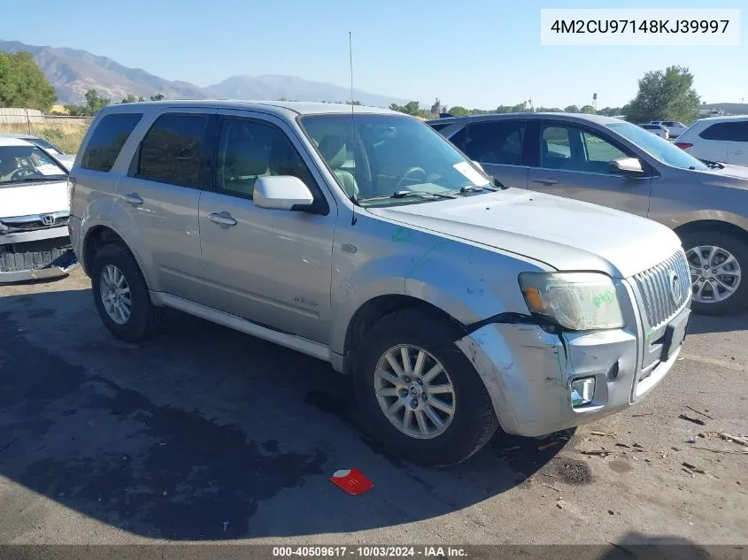 2008 Mercury Mariner Premier VIN: 4M2CU97148KJ39997 Lot: 40509617