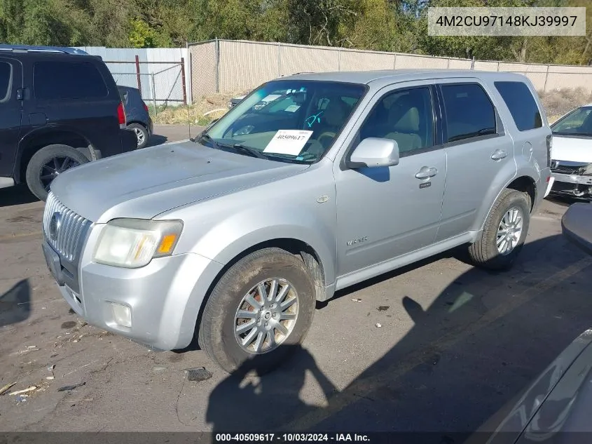 2008 Mercury Mariner Premier VIN: 4M2CU97148KJ39997 Lot: 40509617