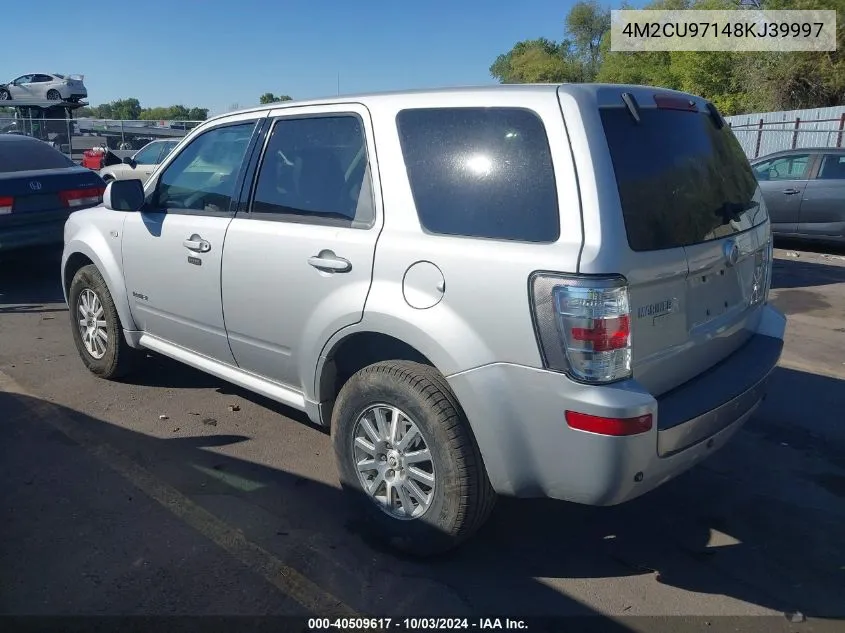 2008 Mercury Mariner Premier VIN: 4M2CU97148KJ39997 Lot: 40509617