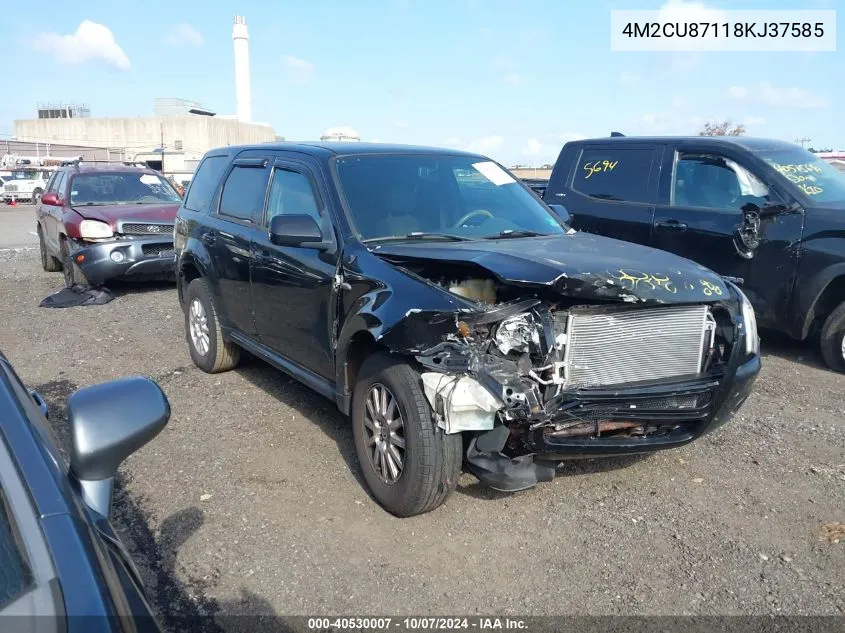 2008 Mercury Mariner Premier VIN: 4M2CU87118KJ37585 Lot: 40530007