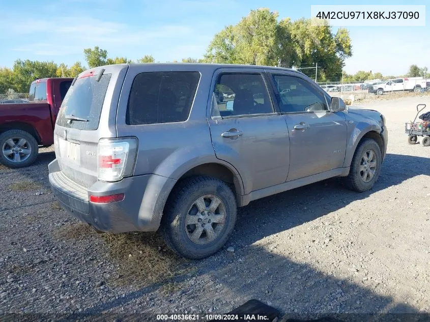 2008 Mercury Mariner Premier VIN: 4M2CU971X8KJ37090 Lot: 40536621