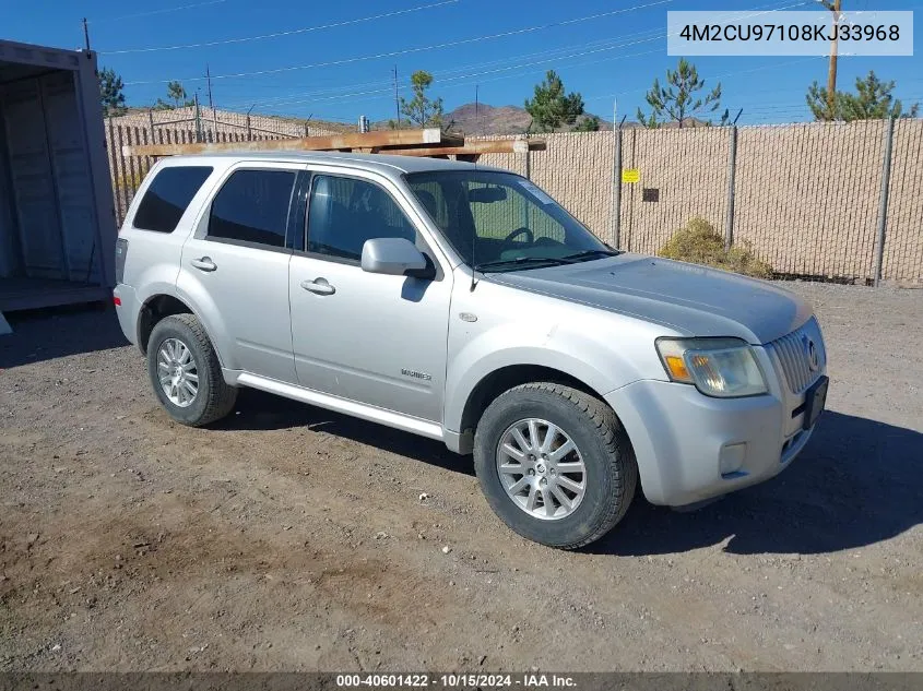 2008 Mercury Mariner Premier VIN: 4M2CU97108KJ33968 Lot: 40601422