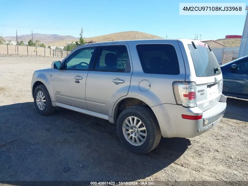 2008 Mercury Mariner Premier VIN: 4M2CU97108KJ33968 Lot: 40601422