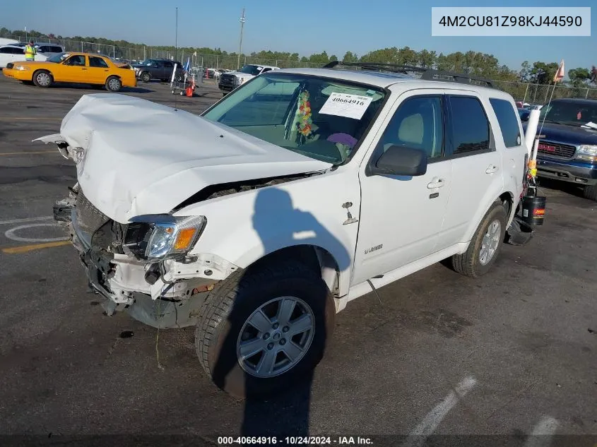 2008 Mercury Mariner VIN: 4M2CU81Z98KJ44590 Lot: 40664916