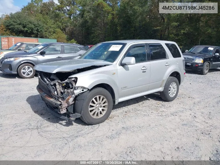 2008 Mercury Mariner Premier VIN: 4M2CU87198KJ45286 Lot: 40730517