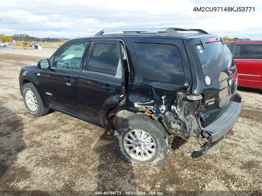 2008 Mercury Mariner Premier VIN: 4M2CU97148KJ53771 Lot: 40754772