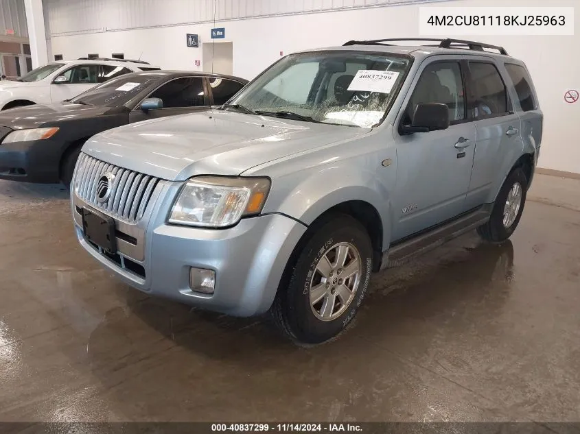 4M2CU81118KJ25963 2008 Mercury Mariner V6