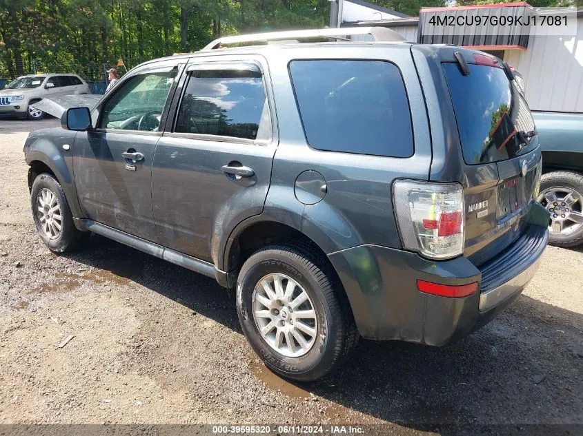 4M2CU97G09KJ17081 2009 Mercury Mariner Premier V6