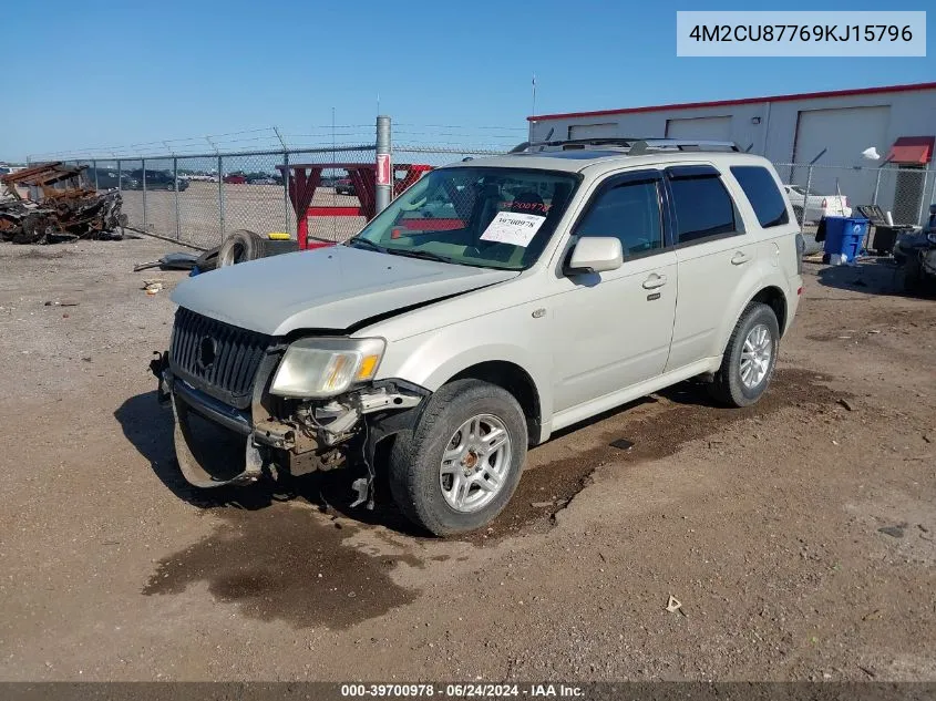 2009 Mercury Mariner Premier VIN: 4M2CU87769KJ15796 Lot: 39700978