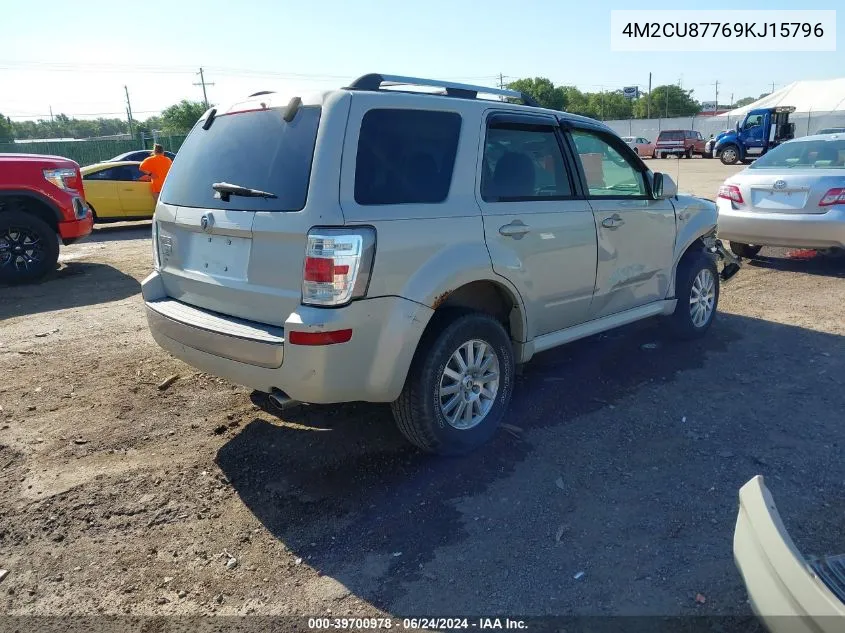 4M2CU87769KJ15796 2009 Mercury Mariner Premier