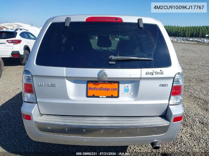 4M2CU91G09KJ17767 2009 Mercury Mariner V6