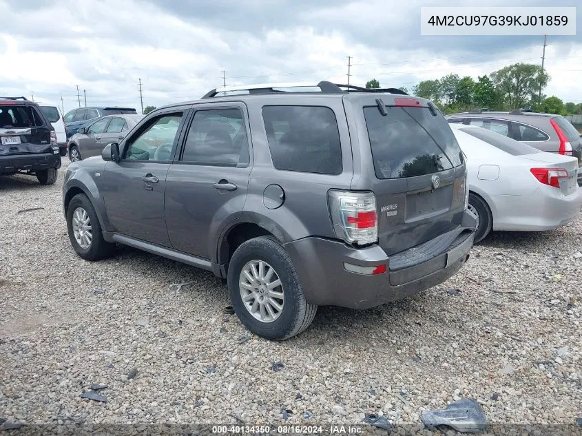 2009 Mercury Mariner Premier V6 VIN: 4M2CU97G39KJ01859 Lot: 40134350