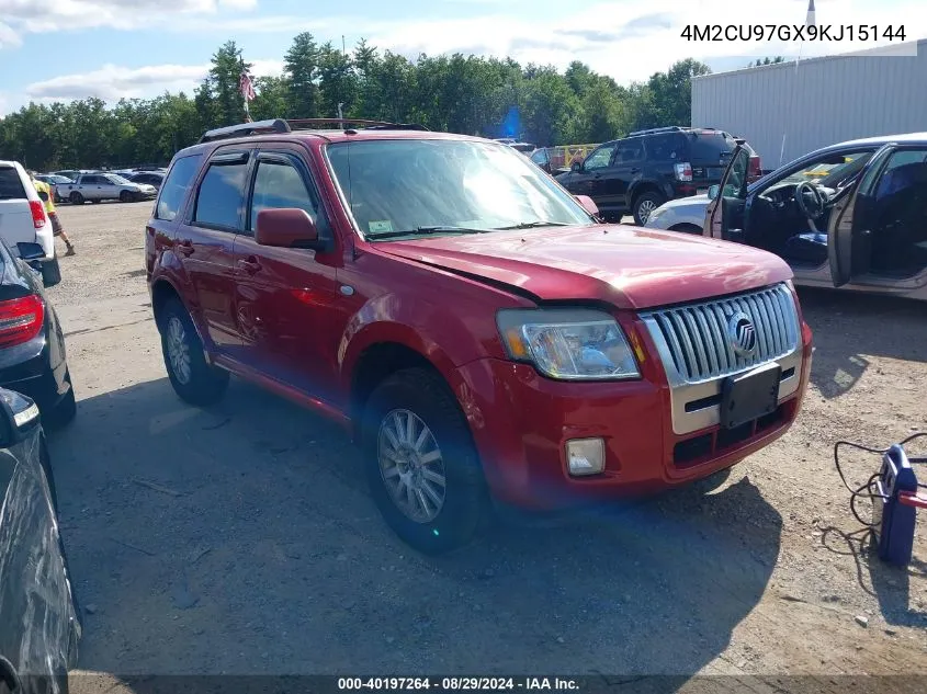 2009 Mercury Mariner Premier V6 VIN: 4M2CU97GX9KJ15144 Lot: 40197264