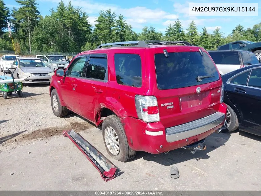 2009 Mercury Mariner Premier V6 VIN: 4M2CU97GX9KJ15144 Lot: 40197264