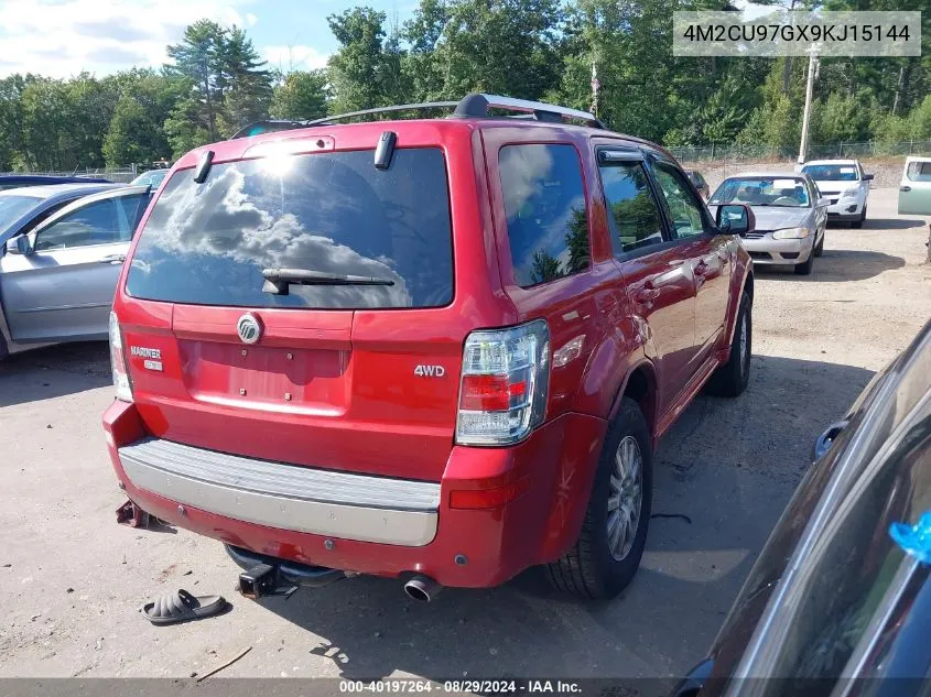 2009 Mercury Mariner Premier V6 VIN: 4M2CU97GX9KJ15144 Lot: 40197264