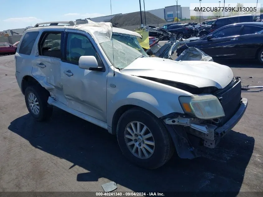 2009 Mercury Mariner Premier VIN: 4M2CU87759KJ13005 Lot: 40241340