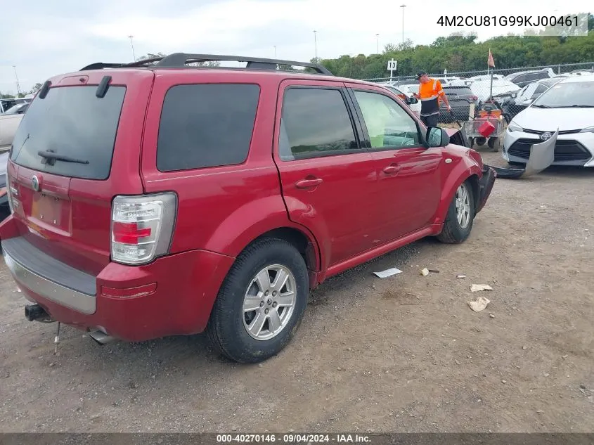 4M2CU81G99KJ00461 2009 Mercury Mariner V6