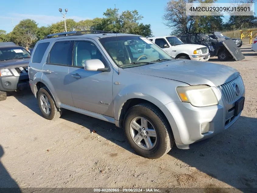 2009 Mercury Mariner Hybrid VIN: 4M2CU29309KJ15901 Lot: 40280965