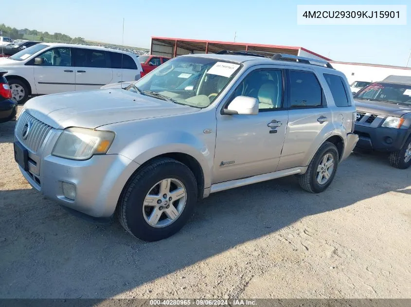 2009 Mercury Mariner Hybrid VIN: 4M2CU29309KJ15901 Lot: 40280965