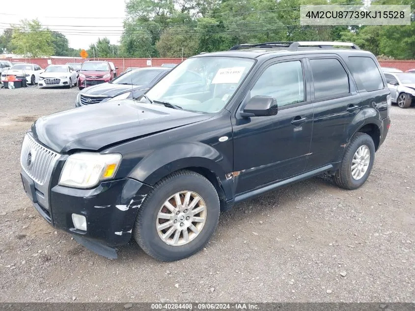 2009 Mercury Mariner Premier VIN: 4M2CU87739KJ15528 Lot: 40284408